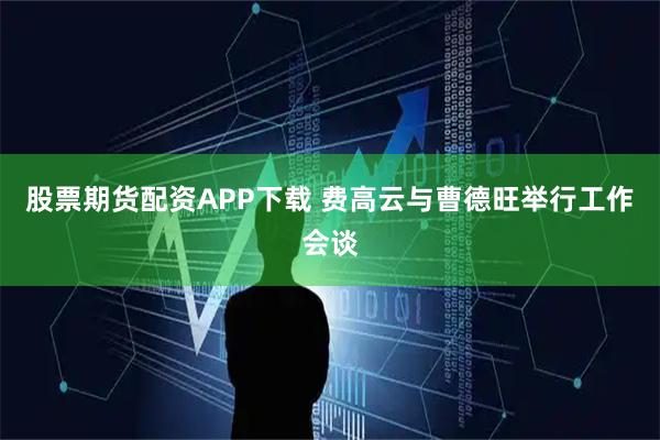 股票期货配资APP下载 费高云与曹德旺举行工作会谈