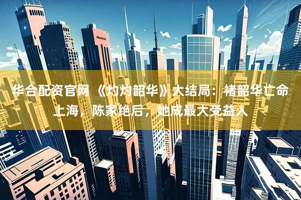 华合配资官网 《灼灼韶华》大结局：褚韶华亡命上海，陈家绝后，她成最大受益人